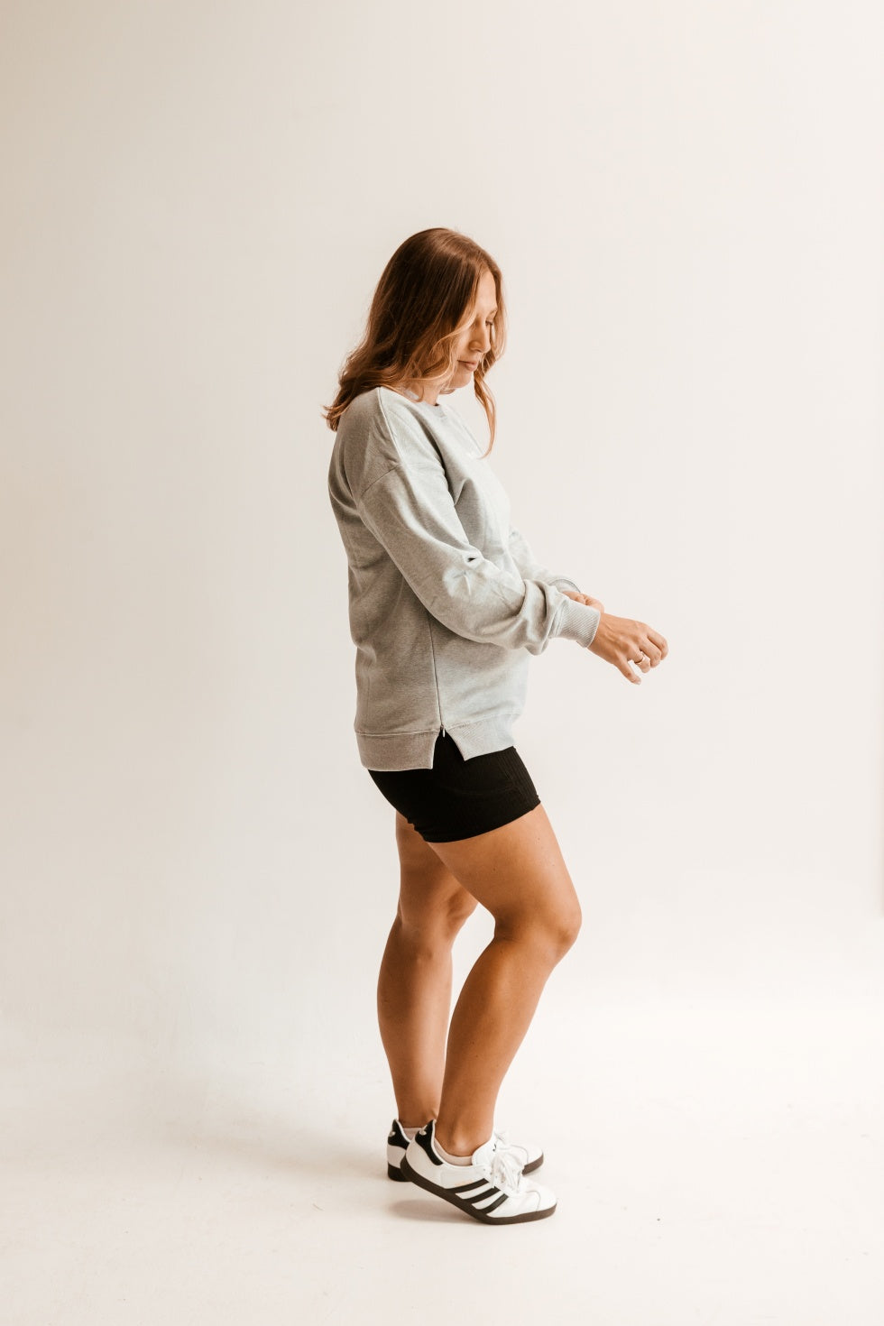 Pyper Breastfeeding Sweater | Grey | Hidden Zip Tech & Oversized Fit